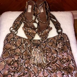 Hot & Hollywood Purse and Sandal Set